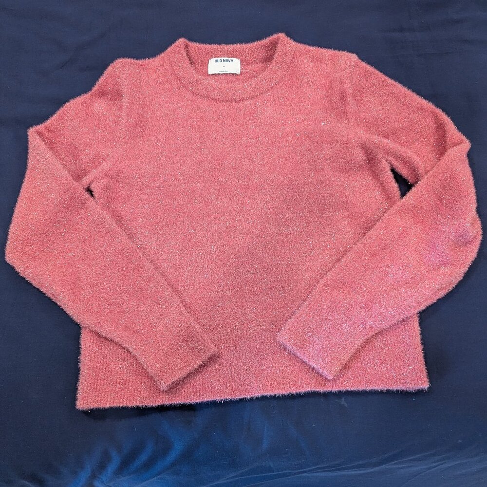 Medium Sparkly Pink Old Navy Sweater